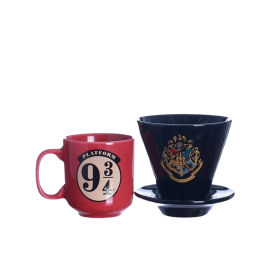 Kit Café Com Coador E Caneca Plataforma 9 ¾ Harry Potter