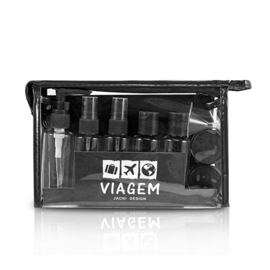 Kit de Frascos Para Viagem de 10 Peças Jacki Design

