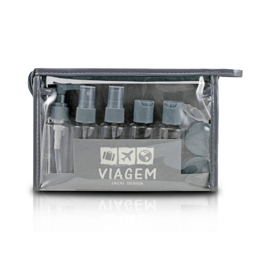 Kit de Frascos Para Viagem de 10 Peças Jacki Design

