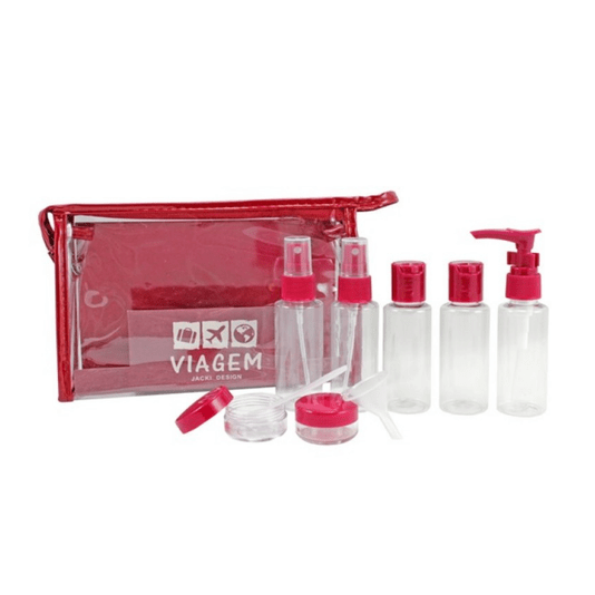 Kit de Frascos Para Viagem de 10 Peças Jacki Design

