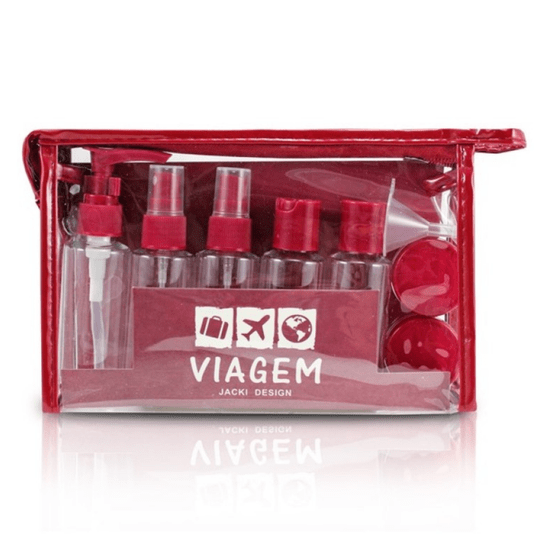Kit de Frascos Para Viagem de 10 Peças Jacki Design

