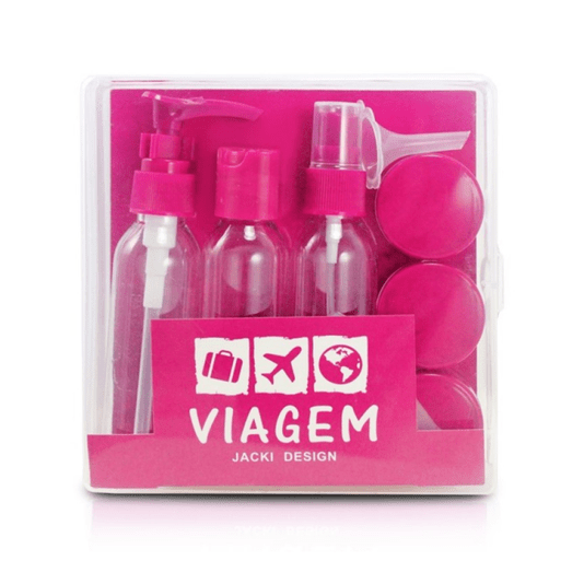 Kit de Frascos Para Viagem de 9 Peças Jacki Design