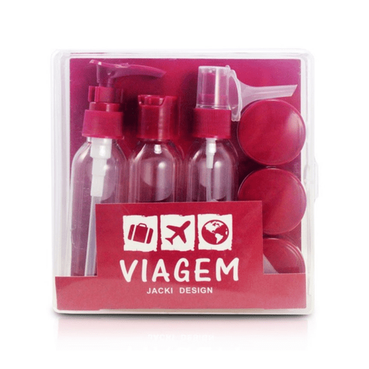 Kit de Frascos Para Viagem de 9 Peças Jacki Design