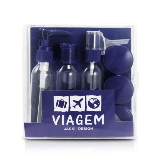 Kit de Frascos Para Viagem de 9 Peças Jacki Design