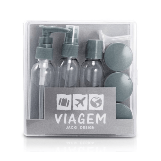 Kit de Frascos Para Viagem de 9 Peças Jacki Design
