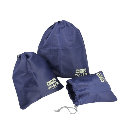 Kit Organizador De Malas De 3 Peças Viagem Jacki Design