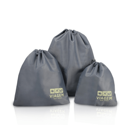 Kit Organizador De Malas De 3 Peças Viagem Jacki Design