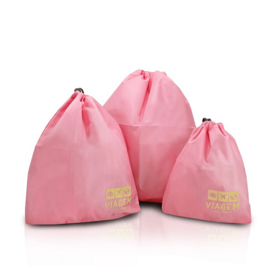 Kit Organizador De Malas De 3 Peças Viagem Jacki Design