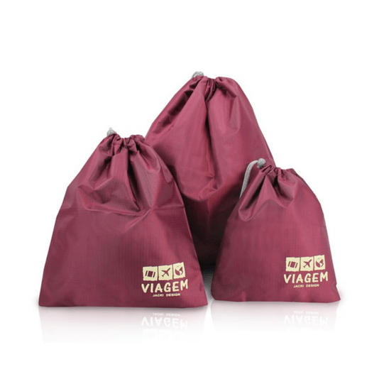 Kit Organizador De Malas De 3 Peças Viagem Jacki Design