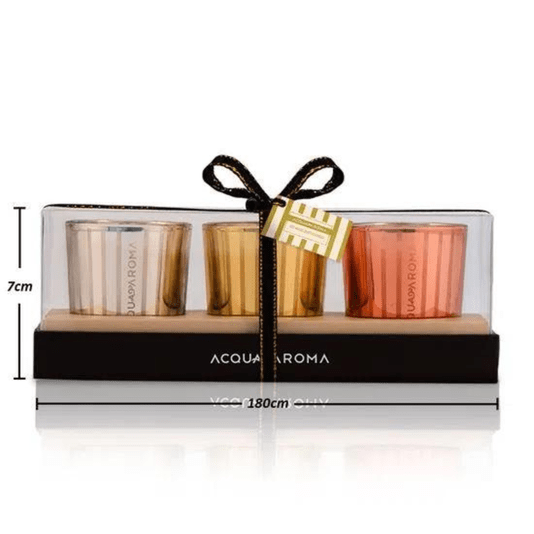 Kit Velas Perfumadas Lúmina 40g Com 3 Peças Aromas Diversos
