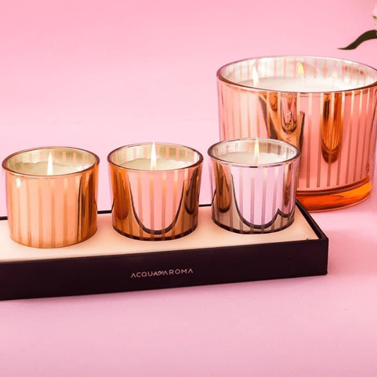 Kit Velas Perfumadas Lúmina 40g Com 3 Peças Aromas Diversos
