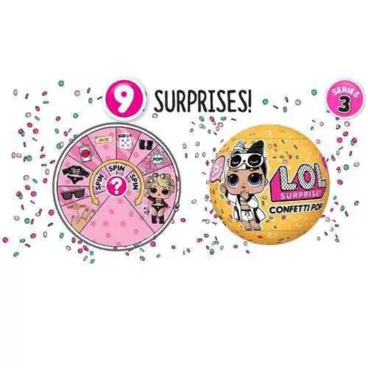 Lol Surprise Confetti Pop Série 3