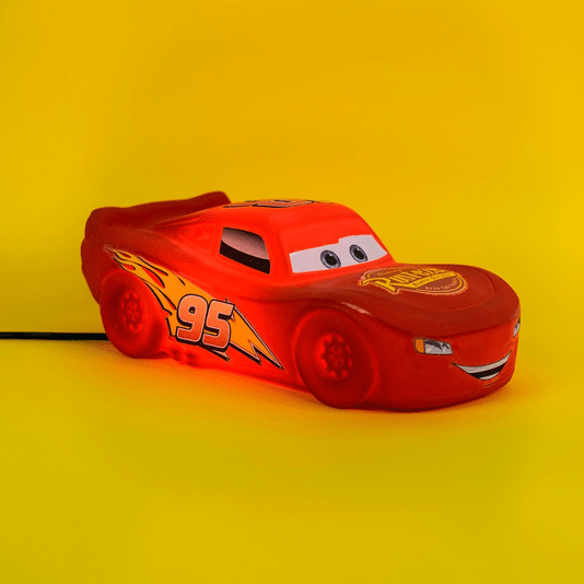 Luminária Abajur Carro Relampago McQueen Com Lâmpada Led