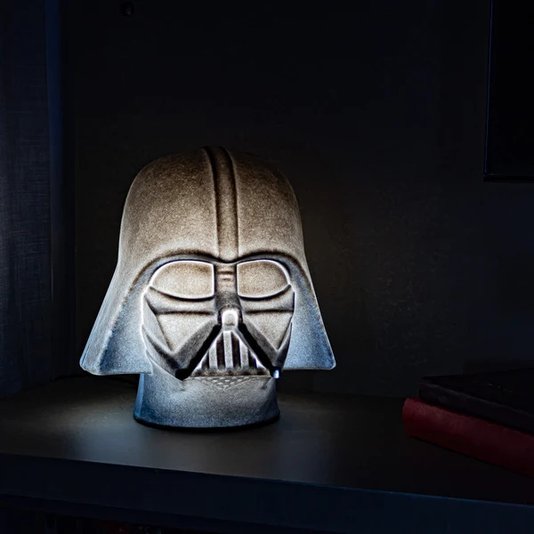 Luminária Abajur Darth Vader Star Wars Com Lâmpada Led