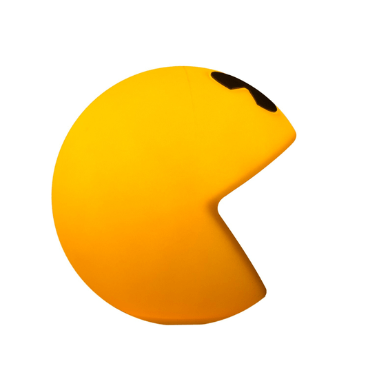 Luminária Abajur Pacman Com Lâmpada Led