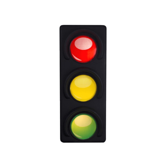 Luminária Abajur Sinaleira Com Lâmpada Led