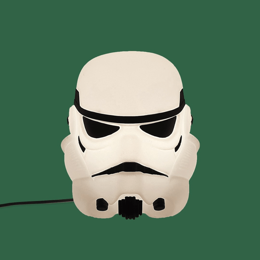 Luminária Abajur Stormtrooper Star Wars Com Lâmpada Led
