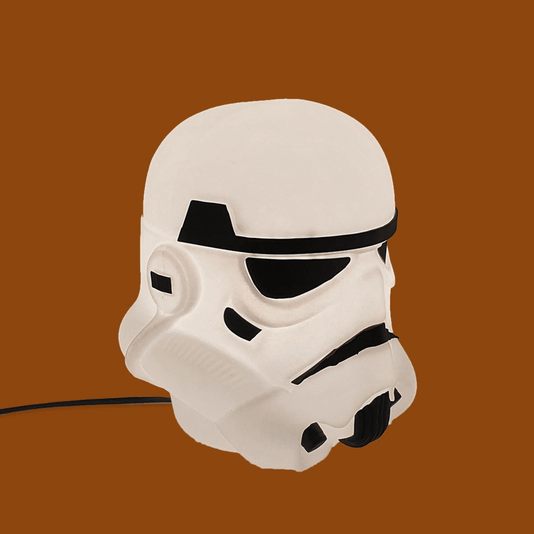 Luminária Abajur Stormtrooper Star Wars Com Lâmpada Led
