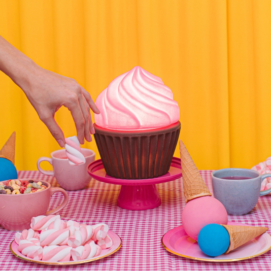 Luminária Cupcake Rosa 