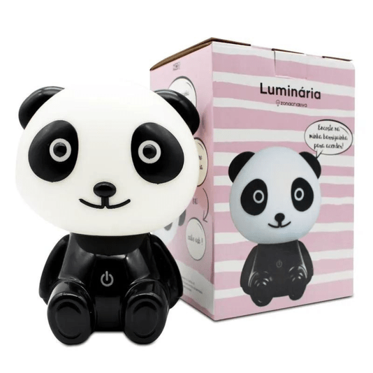 Luminária Decorativa Formato Panda 