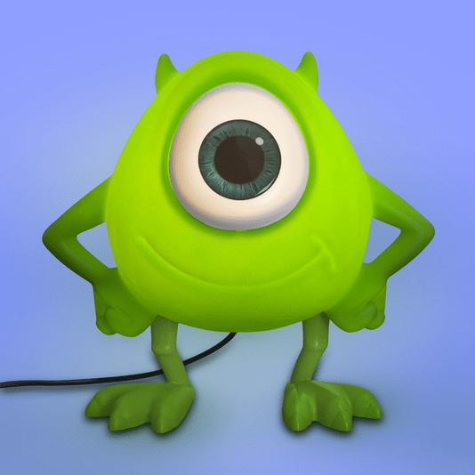 Luminária Mike Wazowski Monstros S.A Com Lâmpada Led