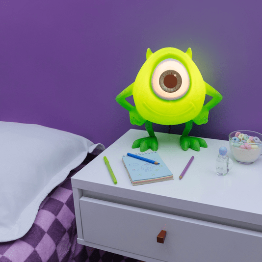 Luminária Mike Wazowski Monstros S.A Com Lâmpada Led