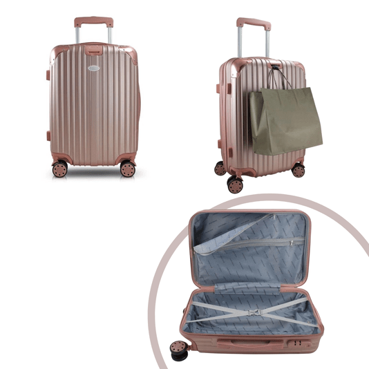 Mala De Viagem De Bordo Contempo Jacki Design Rosê