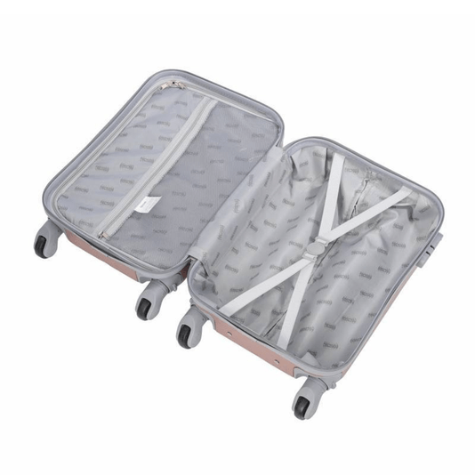 Mala De Viagem P de Bordo 10kg 20" Em ABS Rose New York Mundi 