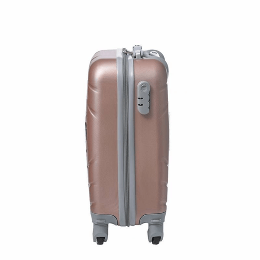 Mala De Viagem P de Bordo 10kg 20" Em ABS Rose New York Mundi 