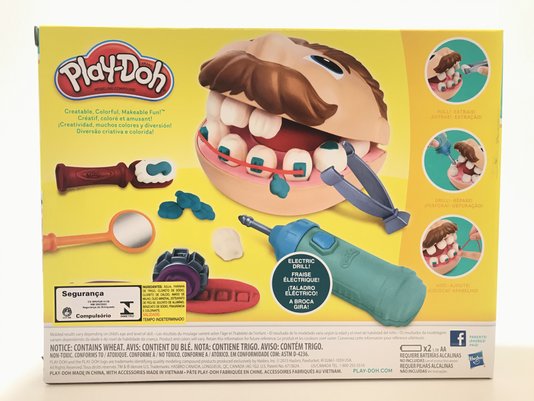 Massa de Modelar Brincando de Dentista Play-Doh