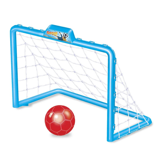 Mini Trave Infantil Chute a Gol Com Bola E 2 Traves 