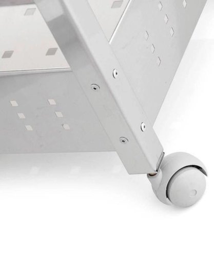 Organizador Brinox Suprema Inox De Chão Com Rodinhas