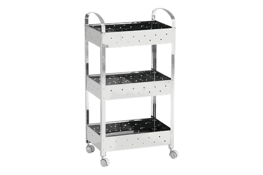 Organizador Brinox Suprema Inox De Chão Com Rodinhas