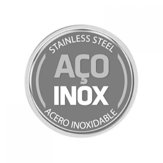 Organizador Brinox Suprema Inox De Chão Com Rodinhas