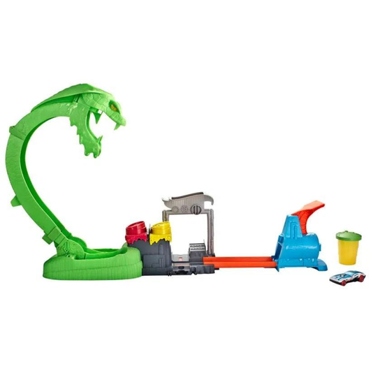 Pista de Percurso Hot Wheels City Ataque Tóxico da Serpente