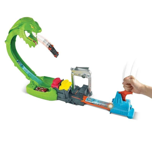 Pista de Percurso Hot Wheels City Ataque Tóxico da Serpente