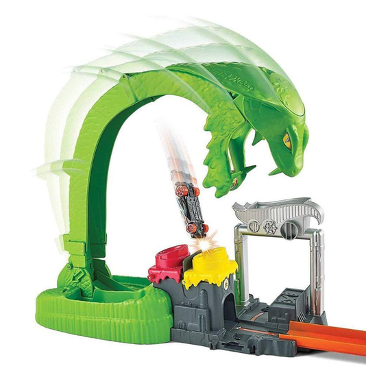 Pista de Percurso Hot Wheels City Ataque Tóxico da Serpente