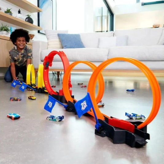 Pista de Percurso Hot Wheels Corrida Multiloop