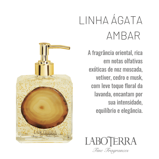 Sabonete Líquido Em Gel Ambar Ágata 390ml