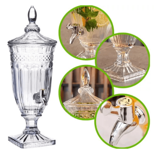 Suqueira De Vidro Queen 1,8 Litro Hauskraft