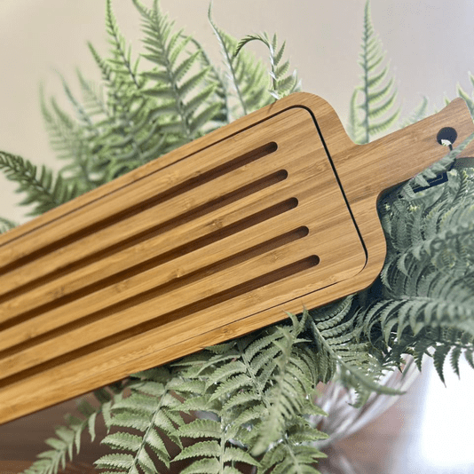 Tábua Migalheira Para Pães De Bambu 50x12cm