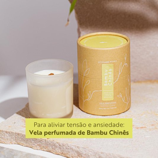 Vela Perfumada Naturals 150g Bambu Chinês