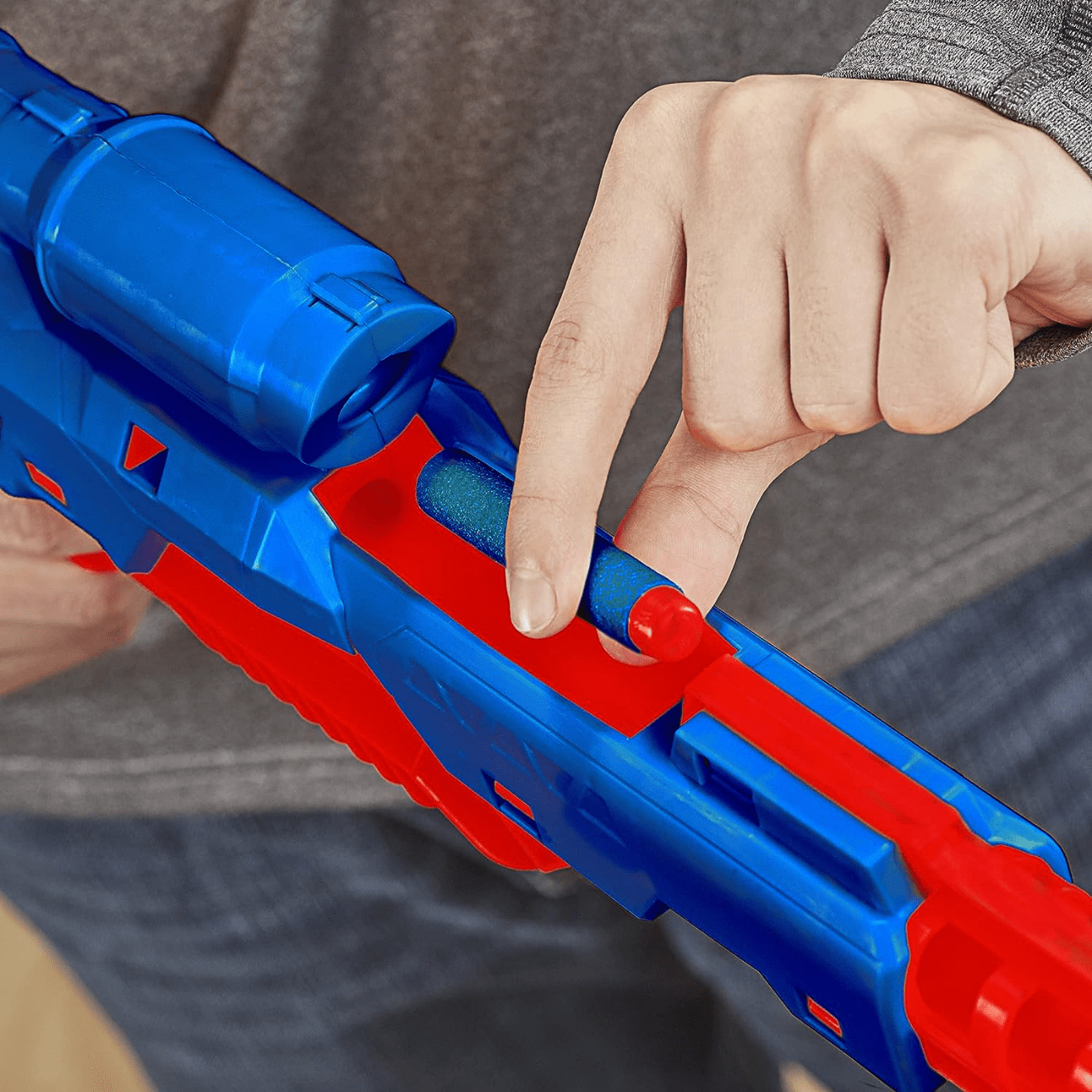 NERF, Lançador Elite com Mira Acoplada, Laranja : : Brinquedos  e Jogos