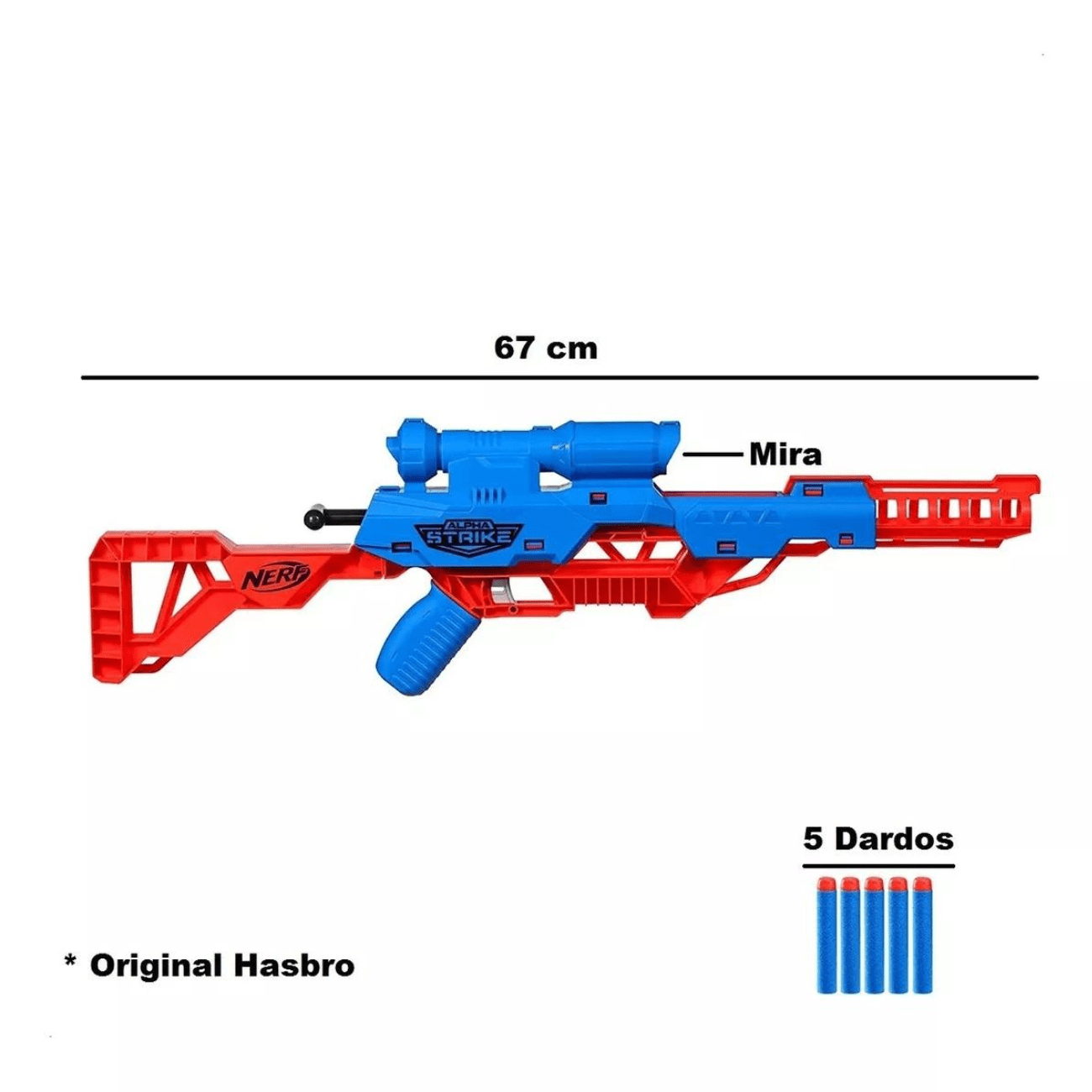 Nerf com mira sniper