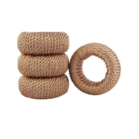 Argola Anel Guardanapo Rayon Frape 4 Peças