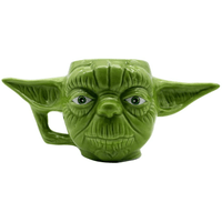 Caneca Formato 3d Mestre Yoda Star Wars 400ml 
