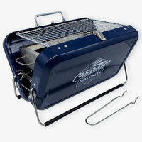 Churrasqueira Portátil Em Metal Churrasco Inspira Histórias