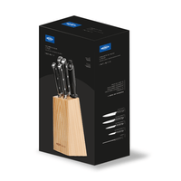 Conjunto Cepo De Facas Infinity 06 Peças Brinox