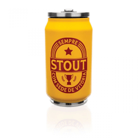 Copo Térmico Latinha Stout Com Sede