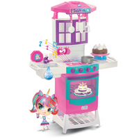 Cozinha Infantil Meg Doll Pia E Fogão 